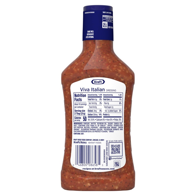 Kraft Viva Italian Salad Dressing (16 fl oz Bottle)