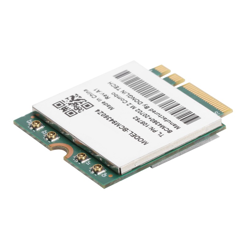 Wireless Network Card 802.11ac 1300Mbps WiFi Bluetooth 4.0 M.2 NGFF