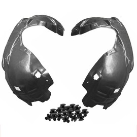 Parts N Go Fender Liner Set w/Clips for 2008-2014 Challenger Front Driver & Passenger Side Left Right CH1248150 CH1249150 5028751AF 5028750AF