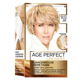 L'Oréal Paris Excellence Age Perfect Colouration 9.13 Beige Blonde Pack of 3