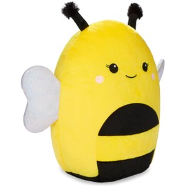 SQUISHBRUBIES Bonnie the Bee - 35 cm Cuddly Toy - Super Soft Plush Stuffed Toy - Plush Toy for Cuddling, Gift and Collecting - Black and Yellow