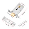 YOKIVE Sleek Stainless Steel 304 Recessed Door Lock, with Hidden