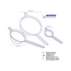 Kela 11074 Küchensieb-Set, 3-teilig, 8/14/20 cm Durchmesser, Edelstahl, Profi