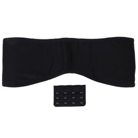 Post Surgery Breast Band Stabilizer Breast Augmentation Support Band Wrap Bandage (Black)XL