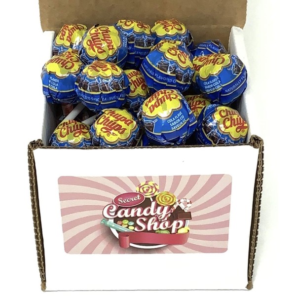 Chupa Chups Lollipops 40 Lollies in a Box (Cola)