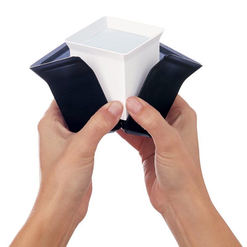 ZOKU Silicone Cube Ice Molds, Set of 2 Stackable Square-Shaped