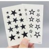 별모양 타투 임시 패션 스티커 스타 뷰티소품 문신 5p Star-shaped