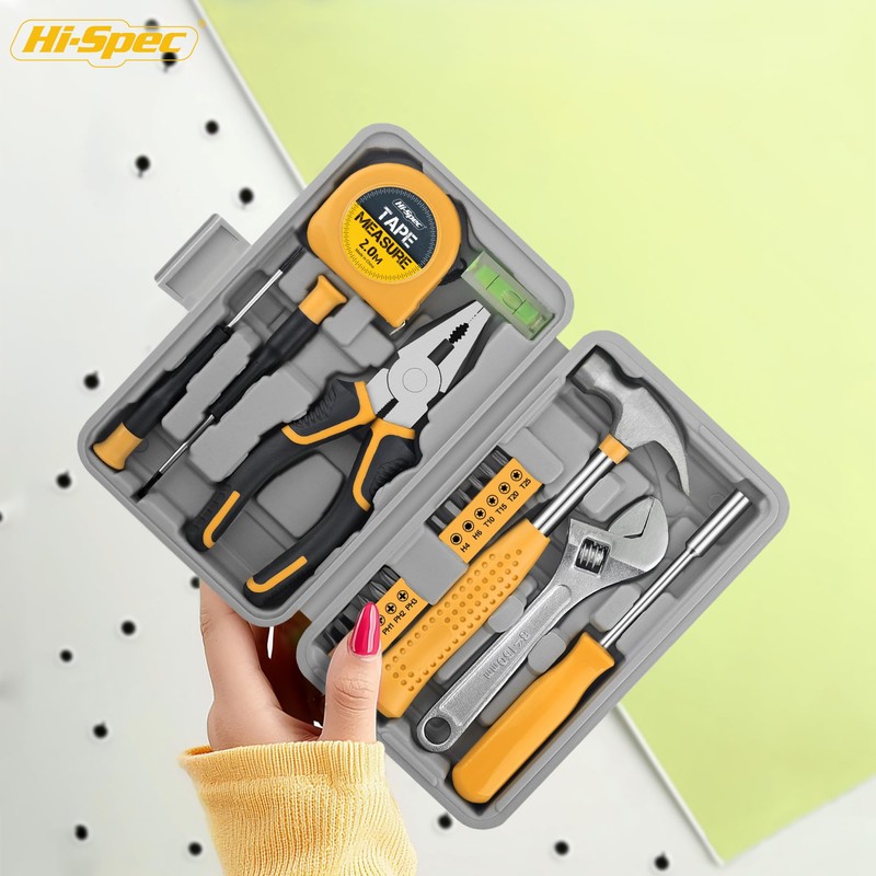 Hi-Spec 20 Piece Compact Tool Set For Home and Office