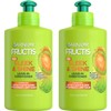 Garnier Fructis Sleek & Shine Leave-In Conditioning Cream for Frizzy, Dry Hair, Plant Keratin + Argan Oil, 10.2 Fl Oz, 2 Count (Packaging May Vary)