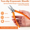 SPEEDWOX Flush Cutter Side Cutting Pliers Angled Wire Cutters for