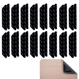 Pack of 32 Non-Slip Mats for Carpet, Non-Slip Underlay, Washable and Reusable Non-Slip Carpet Underlay, Non-Slip Pads to Prevent the Carpet from Slipping