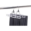 Premium Skirt Hangers 2-Pack - Thin Space-Saving Skirt Hanger Set