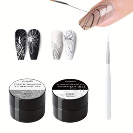 AOBOO Unleash Your Inner Artist with the 2-Color Spider Gel for Nails Collection A Vibrant Long-Wearing And Easy-to-Apply Gel Polish Set for Professional-Grade Nail Art at Home