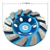 Meacase 4" Diamond Cup Grinding Wheel for Concrete Masonry Granite