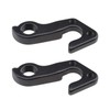 2pcs MTB Bicycle Rear Gear Mech Derailleur Hook Hanger Black