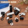 PATIKIL 12PCS Aluminum Spacers, 3/8" x 3/4" Metal Spacers Aluminum