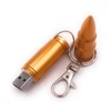 Onwomania Bullet Ammunition in Gold Metal USB Stick in Aluminium