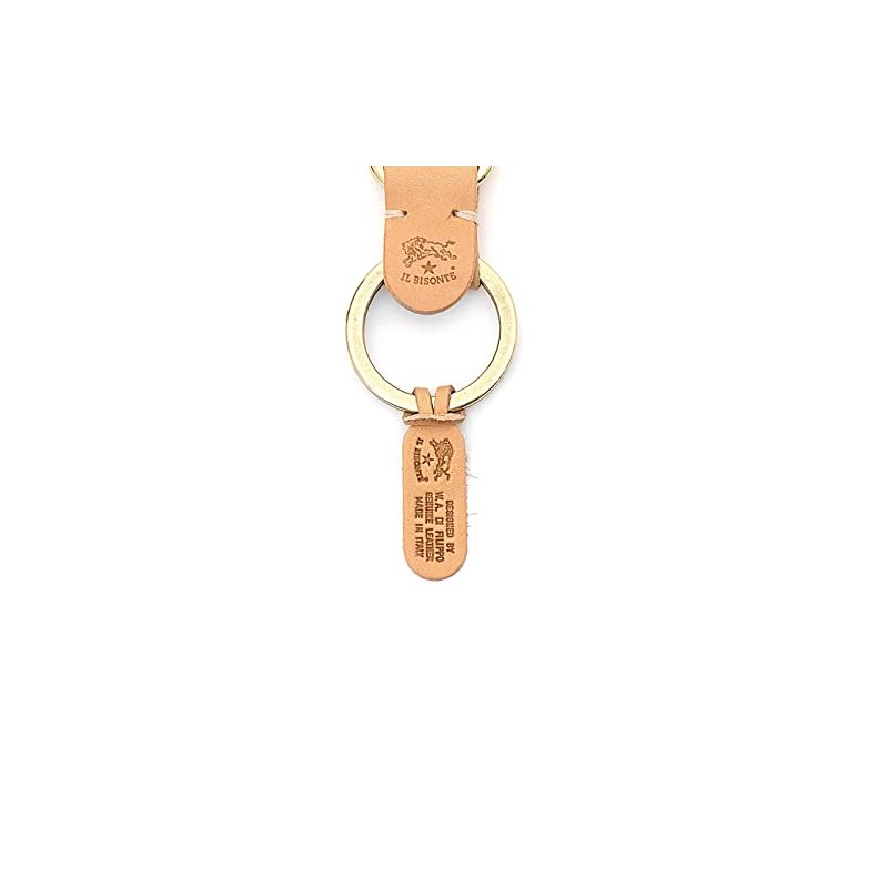 IL BISONTE SKH016 PG0001 Key Chain, Key Ring, Men's, Women's,