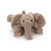 Jellycat Smudge Elephant Stuffed Animal, Medium 9.5 inches - Elephant