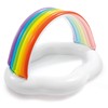 Intex 57141EP Round Inflatable Rainbow Cloud Outdoor Baby Pool for