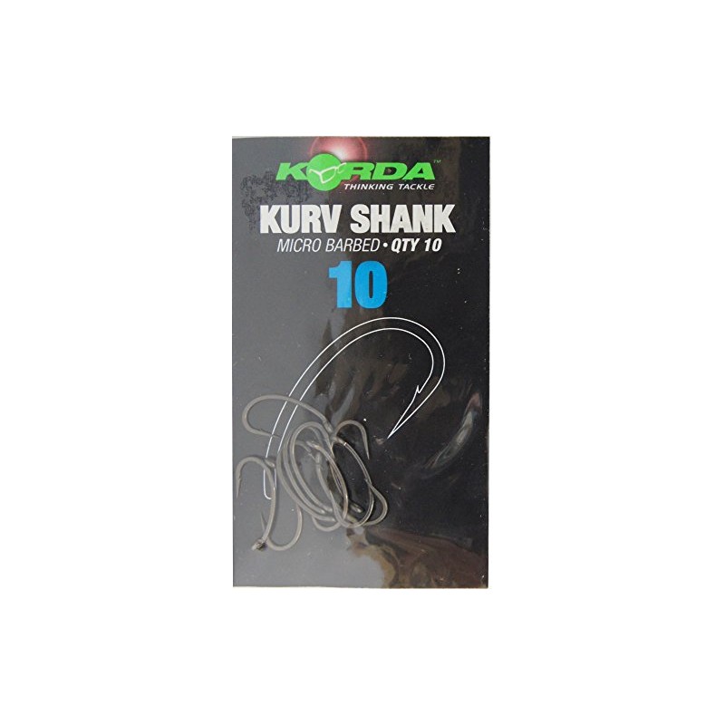 Korda Kurv Shank Hooks - Size 10