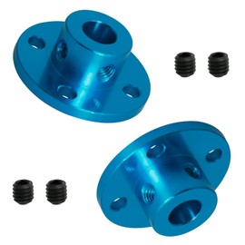 Ohamtes 2Pcs Inner Shaft 8mm Rigid Flange Coupling Length 13mm, Used for 3D Printer, DIY Encoder, Motor Connector Motor Guide Shaft Coupler, Model Shaft, Motor Guide, CNC Machine Tools