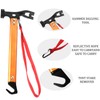Carbon Steel Aluminum Camping Hammer, 12" Small Lightweight Three-in-One Functional
