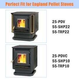 Criditpid Replacement PU-047040 Auger Motor for Englander 25-PDVC, 55-SHP10, 25-PDV Pellet Stoves, 1 RPM Counter Clockwise Auger Motor, Top and Bottom Auger Motor. (2 Pack)