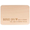 Spruchreif Breakfast Board with Engraving "Bonus Papa" | Bread Board