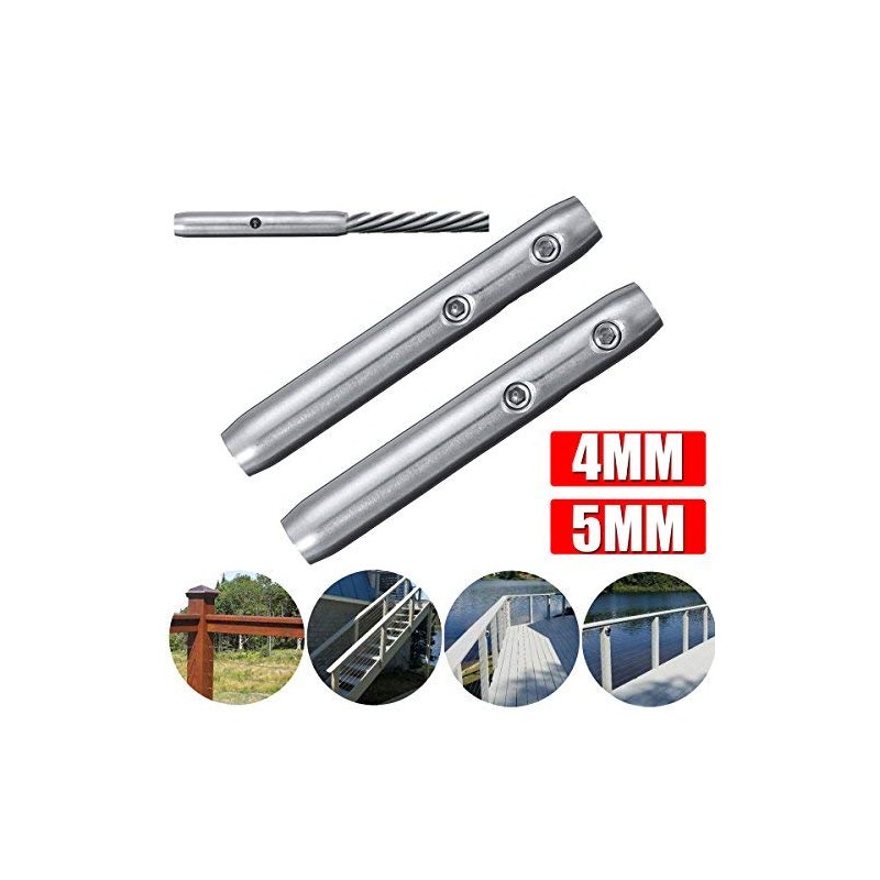 ChaRLes T316 Stainless Steel Cable Tensioner Installation For Stair Cable