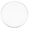 HARFINGTON 2pcs Round BBQ Grill Net 13" Dia Galvanized Iron