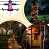 Witch Decor, Crashing Witch Into Tree Decoration, 39.4Inch Funny Props