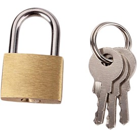 Gold and Silver Small Size Wolf Dog Copper Padlock Wolf Head Brass Lock Small Locks Door Locks Anti-Rust Lock Core with 3 Keys,Padlocks,Padlocks and Hasps