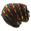 RW Rasta Beanie (Brown/Rasta)