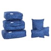 6pcs Waterproof Travel Clothes Storage Bags Luggage Organizer Travel Packing