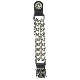 Hot Leathers Unisex-Adult Iron Cross Vest Extender (Silver, 4")