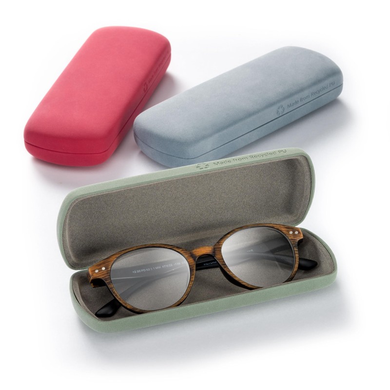 FEFI - Hard case glasses case with soft plastic cover