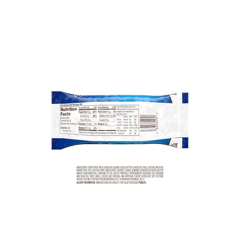 9 SHANI'S Joy Candy Bars Chocolate Coconut & Almond Treat