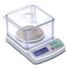 600 g Digital Lab Scale, Piece Counting, Wind Shield, Stainless Steel Pan, Backlit LCD, Multiple Weight Units, Capacity: Max 600 g, Min 0.05 g, Division 0.01 g