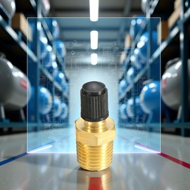 1Pc Gold 1/4" NPT for Tank for Valve Anti- Brass for Valve with 1/4" Ma