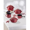Riess, 0044-020 Egg Pan 20 cm, Enamel, Classic, Colour Red,