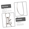 Mipcase 10pcs Stainless Steel Fish Lock Device Professional Fishing Clip