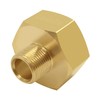 Uenede 2PCS Water Line Adapter, 3/4"GHT Male to 3/8" Compression