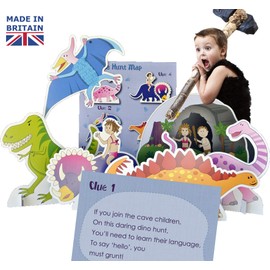 Dinosaur Party Games - Treasure Hunt Party Game for Kids