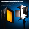 AMBITFUL P35R RGB Video Lighting,RGB LED Video Light with APP