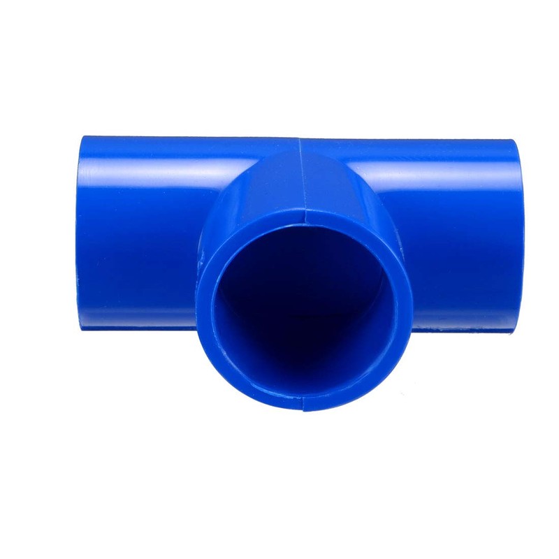 sourcing map 25mm Slip Tee PVC Pipe Fitting T-Shaped Coupling
