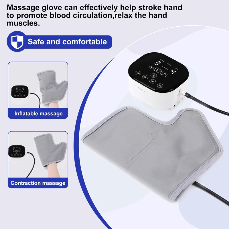 Tairibousy Rehability Robot Gloves Hemiplegia Hand Stroke Recovery Equipment, Hand