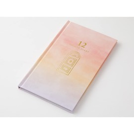 DESIGNPHIL Midori 12898006 Diary, 12 Month Consecutive Door, Pink