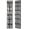 KEEPJOY Over The Door Shoe Organizer 2 Pack,Mesh Pockets Hanging