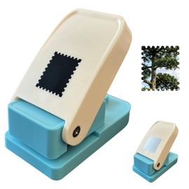 Kraft Punch Stamps Square 1" Square Embossed Perforated Cutout Large (25.4 x 21.1 mm)